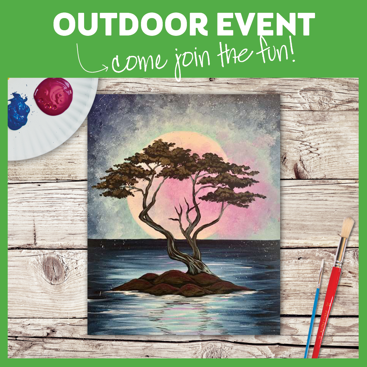 Paint on the Patio!